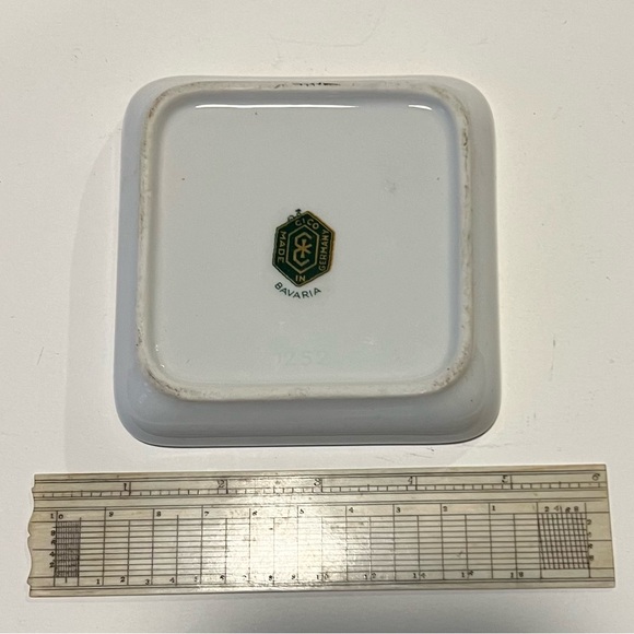 Set of 2 Bavarian Small Square Dishes - Picture 8 of 8